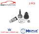 Driveshaft CV Joint Kit Pair Wheel Side Meyle 16-14 498 0033 2pcs A New