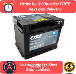 EA640 EXIDE Premium Car Battery 027 Type Citroen Berlingo 1.6 HDi B9
