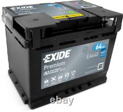 EA640 EXIDE Premium Car Battery 027 Type Citroen Berlingo 1.6 HDi B9