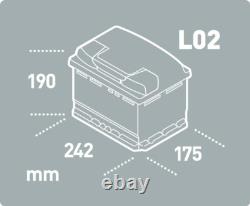 EA640 EXIDE Premium Car Battery 027 Type Citroen Berlingo 1.6 HDi B9