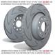 EBC Blade Sport Front Vented Brake Discs for Renault Scenic 1.4 (2003 05)
