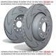EBC Blade Sport Front Vented Brake Discs for Renault Scenic 1.5 TD (2005 09)