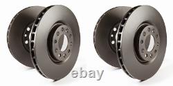 EBC Brake Discs Premium Front + Rear for Renault Clio 2 Megane