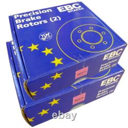 EBC Brake Discs Premium Front + Rear for Renault Clio 2 Megane