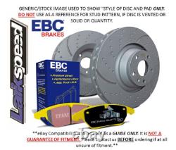 EBC Front GD Sport Disc & Yellowstuff Pad for Renault Megane MK1 Hatch 1.8 0002