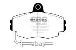 EBC Front GD Sport Discs & Yellowstuff Pad for Renault 19 Chamade 1.9 TD 90 92