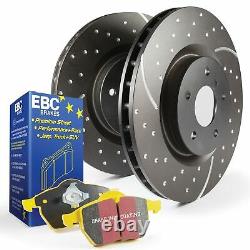EBC Front Turbo Groove/GD Sport Brake Discs and Yellowstuff Pads Kit PD13KF580