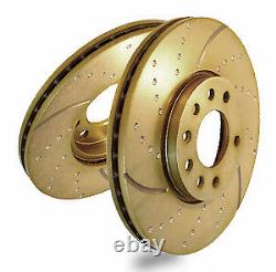 EBC SPORT BRAKE DISCS TURBO GROOVE FRONT AXLE gd163 for Renault 9