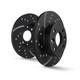 EBC Turbo Groove Disc sports brake disc EBC112592 for Renault Clio 3 Clio Grandt