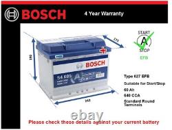 EFB Battery fits RENAULT CAPTUR SCENIC GRAND SCENIC MEGANE Bosch 027 EFB