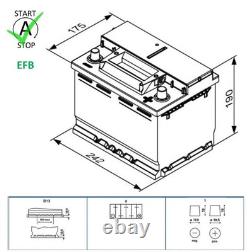 EFB Battery fits RENAULT CAPTUR SCENIC GRAND SCENIC MEGANE Bosch 027 EFB
