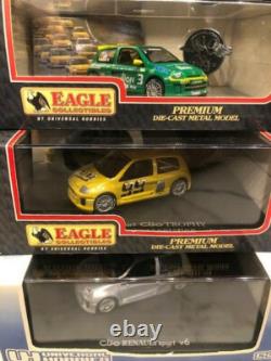 Eagle 1/43 Renault Clio sport set of 3 NOS models