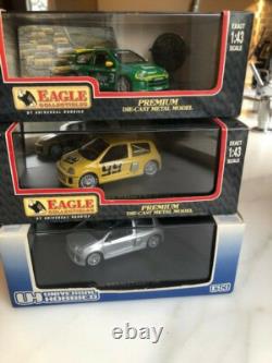Eagle 1/43 Renault Clio sport set of 3 NOS models