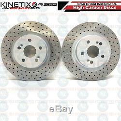 FOR CLIO SPORT 197 200 CUP TROPHY F1 FRONT DRILLED BRAKE DISCS BREMBO PADS 312mm