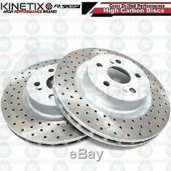 FOR CLIO SPORT 197 200 CUP TROPHY F1 FRONT DRILLED BRAKE DISCS BREMBO PADS 312mm