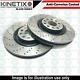 FOR RENAULT CLIO SPORT 3.0 V6 FRONT CROSS DRILLED BRAKE DISCS SET 330mm X2 NEW