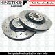FOR RENAULT CLIO SPORT 3.0 V6 FRONT DRILLED PERFORMANCE BRAKE DISCS PAIR 330mm