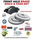 FRONT AXLE BRAKE DISCS & PADS for RENAULT CLIO II 2.0 16V Sport (CB0M) 2000-2009