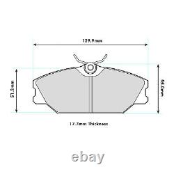 Ferodo DS2500 Front Brake Pads For Renault Safrane 2.1 TD 19921996 FCP406H