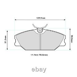 Ferodo DS2500 Front Brake Pads For Renault Scenic 1.9 DCi 20002003 FCP406H