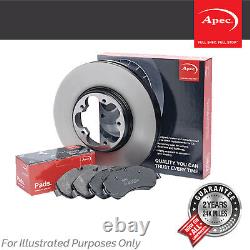 Fits Renault Clio MK2 2.0 16V Sport Genuine Apec Rear Solid Brake Disc & Pad Set