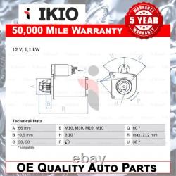 Fits Renault Megane Clio Kangoo Laguna + Other Models Starter Motor Ikio #1