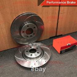 For Clio Sport 172 182 Front Drilled Grooved Performance Brake Discs Brembo Pads