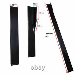 For Honda Civic 86 Car Side Skirt Extension Rocker Panel Splitter Protector Lip