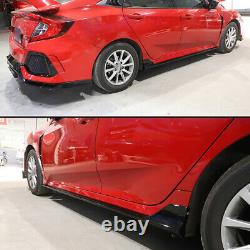 For Honda Civic 86 Car Side Skirt Extension Rocker Panel Splitter Protector Lip