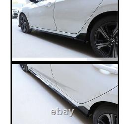 For Honda Civic 86 Car Side Skirt Extension Rocker Panel Splitter Protector Lip