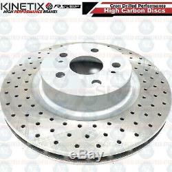 For Renault Clio 197 200 Sport Front Rear Drilled Discs Abs Ring Bearing Pads