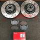 For Renault Clio Sport 172 182 2.0 Rear Brake Discs Brembo Pads + Abs Bearings
