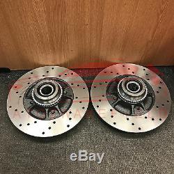For Renault Clio Sport 172 182 2.0 Rear Brake Discs Brembo Pads + Abs Bearings