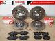 For Renault Clio Sport 172 182 Front Rear Drilled Grooved Brake Discs Brembo Pad