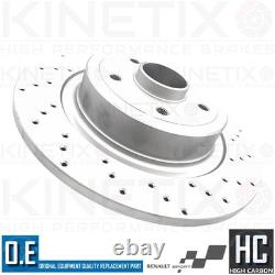 For Renault Clio Sport 197 Front Rear Drilled Brake Discs Abs Sensor Bearing