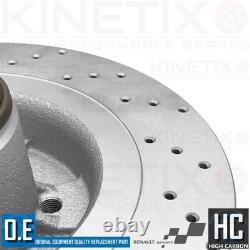 For Renault Clio Sport 197 Front Rear Drilled Brake Discs Abs Sensor Bearing
