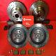 For Renault Clio Sport 2.0 RS 16v 197 200 front rear drilled brake discs pads