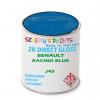 For Renault Clio Sport Racing Blue J45 2K Paint Cellulose Basecoat Neat Rfu Fix