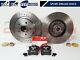 For Renault Clio Sport Rs 2.0 16v 197 200 Rear Drilled Brake Discs Brembo Pads