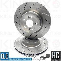 For Renault Megane 2.0 Sport Cup 225 Drilled Front Rear Brake Discs Abs Bearing