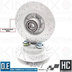 For Renault Megane 2.0 Sport Cup 225 Drilled Front Rear Brake Discs Abs Bearing