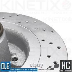 For Renault Megane 2.0 Sport Cup 225 Drilled Front Rear Brake Discs Abs Bearing