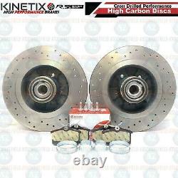 For Renault Megane Sport R26 Clio 197 200 Rear Drilled Brake Discs Brembo Pads