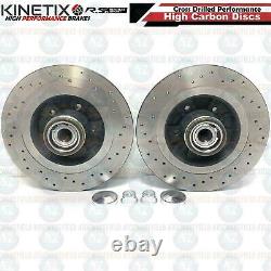 For Renault Megane Sport R26 Clio 197 200 Rear Drilled Brake Discs Brembo Pads