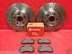 For Renaultsport Clio Sport RS 2.0 16v mk3 197 200 front brembo brake discs pads