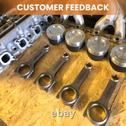 Forged Connecting Rods Conrods ARP Bolts for Renault Clio Sport 172 182 144mm