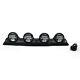 Four White Lens 4X4 Off Road Roof Top Fog Lamp H3 Bulbs Light Bar SUV #2012 T3