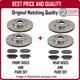 Front And Rear Brake Discs And Pads For Renault Clio Renaultsport 200 2.0 16v 5/