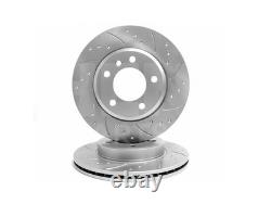 Front Drilled Grooved Brake 312m For Renault Clio Sport Rs 2.0 16v 197 200