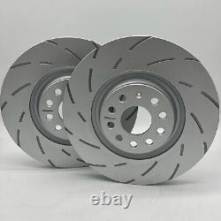 Front Grooved Brake Discs (Pair) for Renault Clio MK2 RS 172 Sport 280mm
